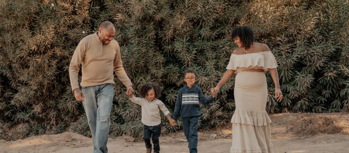 Black family photoshoot outfits